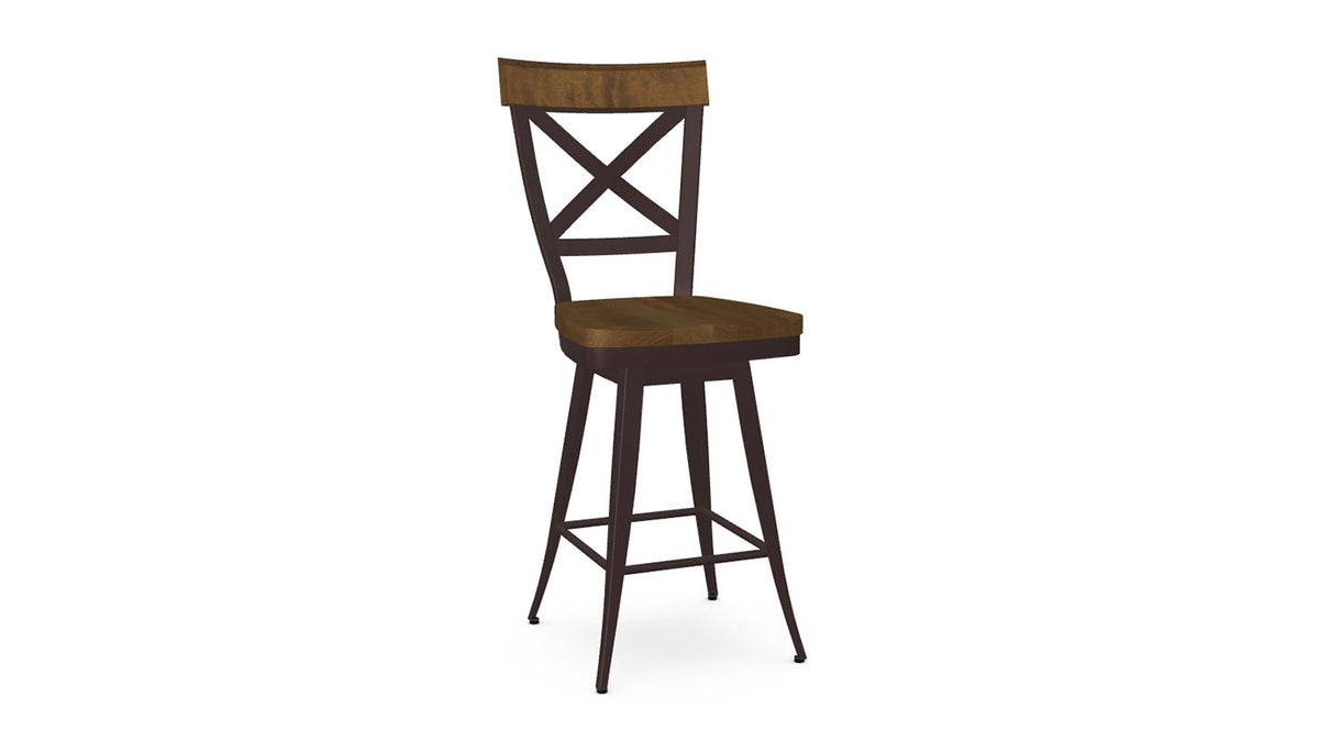 kyle swivel stool (wood seat)