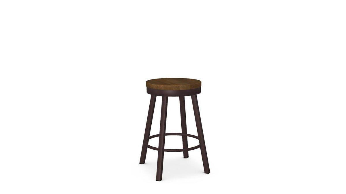 connor swivel stool (wood seat)