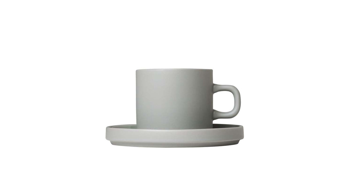 pilar coffee cup with saucer