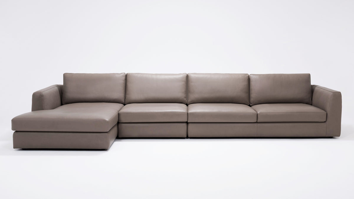 cello 3-piece sectional - leather