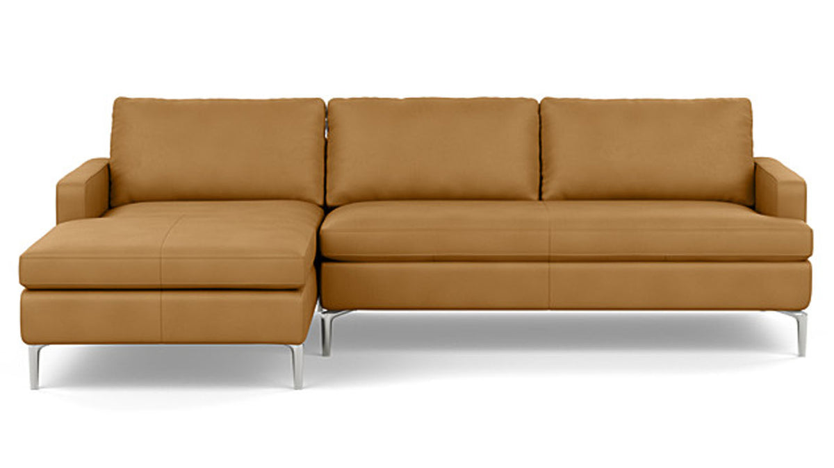 eve grand 2-piece sectional - leather