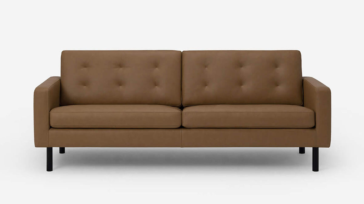 joan 83&quot; sofa (tufted) - leather