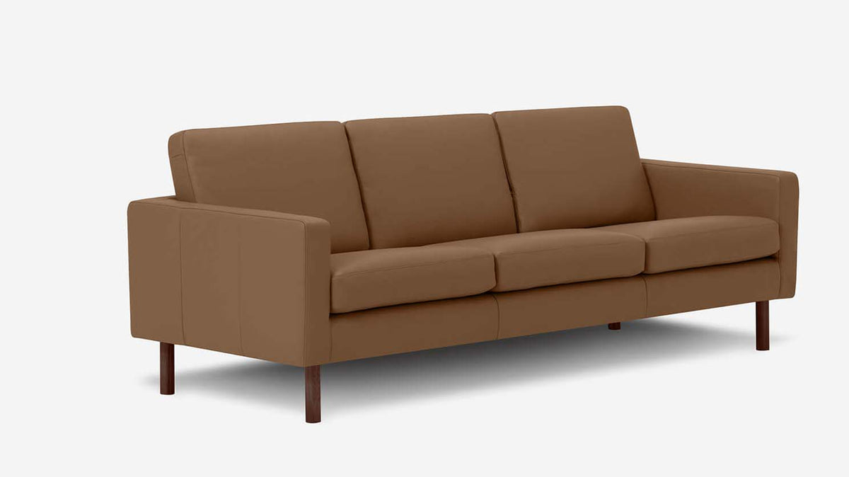 joan 87&quot; sofa (plain) - leather