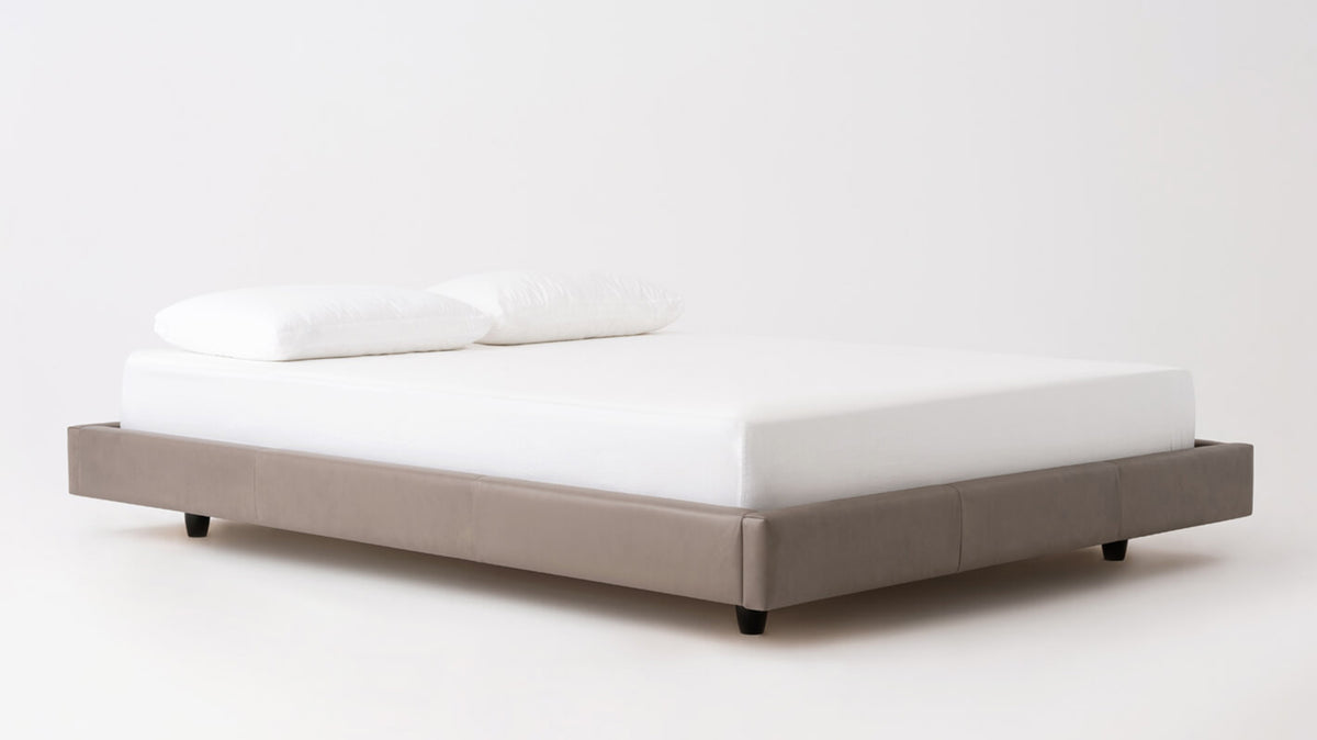 bento frame bed - leather
