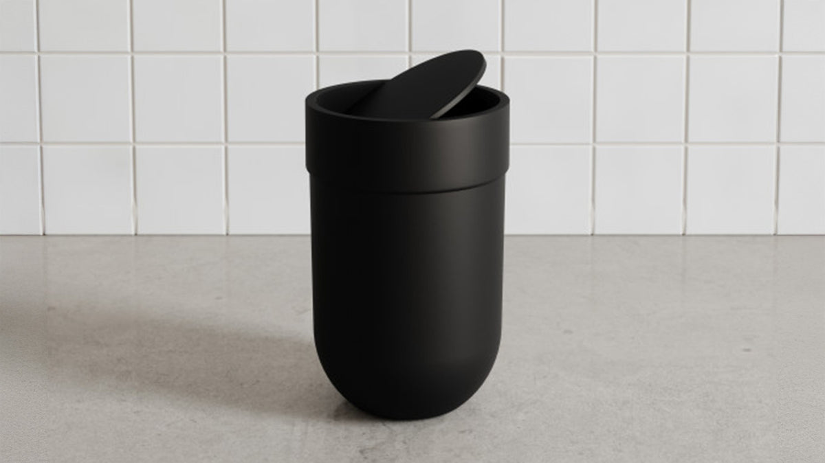 touch waste can