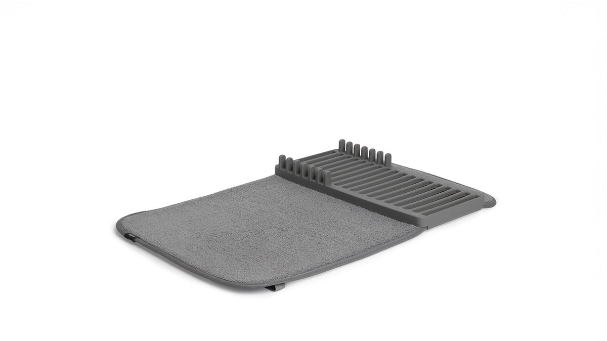 udry mini dish drying rack with mat