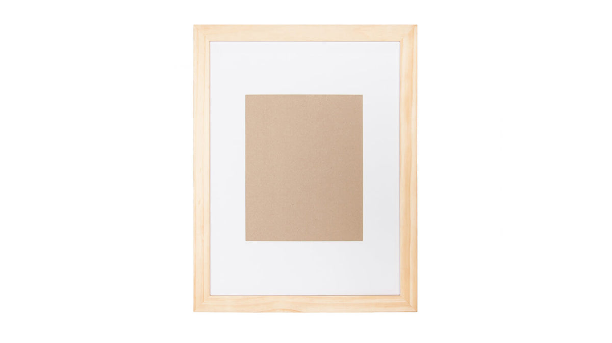 cadre de bordure grand (naturel)