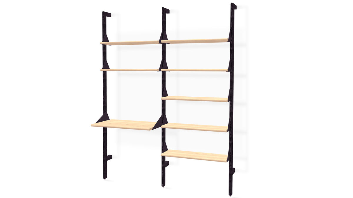 branch 2 shelving unit with desk