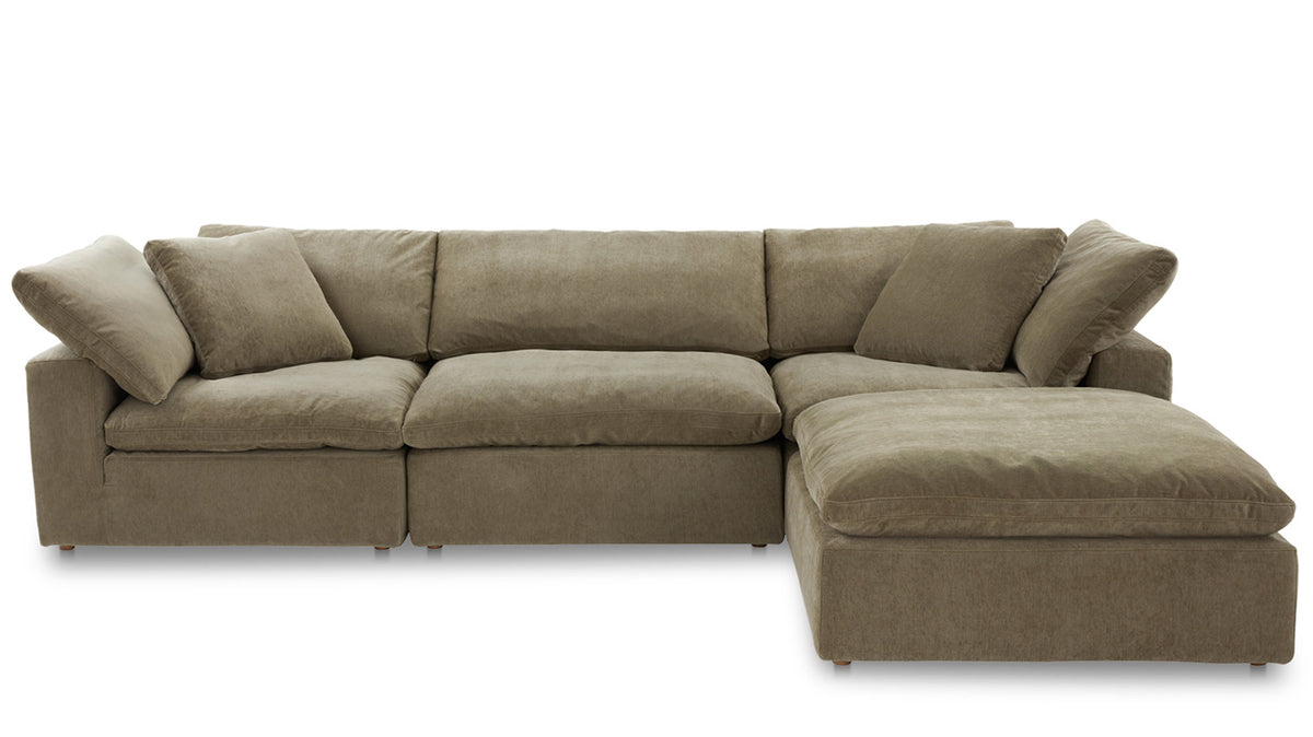 clay 4-piece sectional