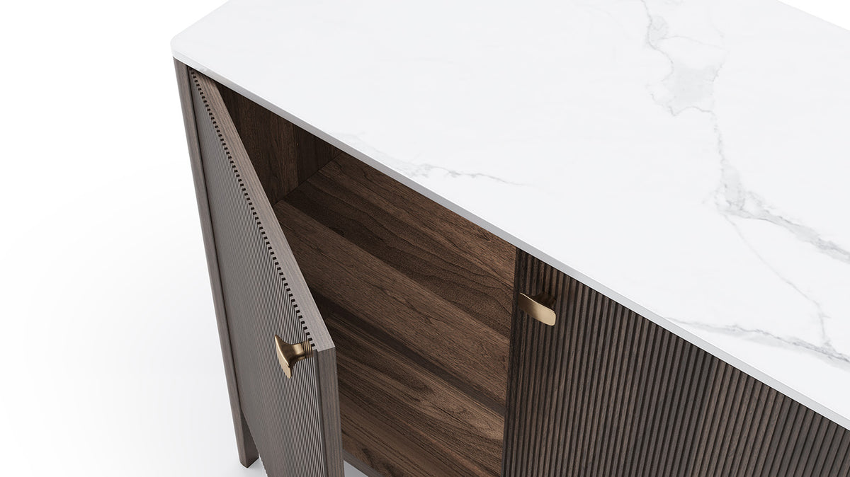 emilie buffet/media unit