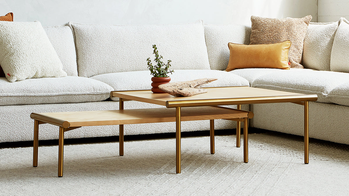 manifold square coffee table