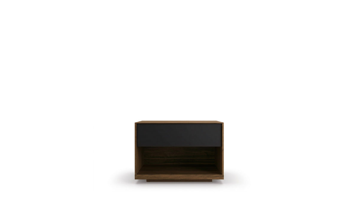 mimosa 1 drawer nightstand (glass drawer front)