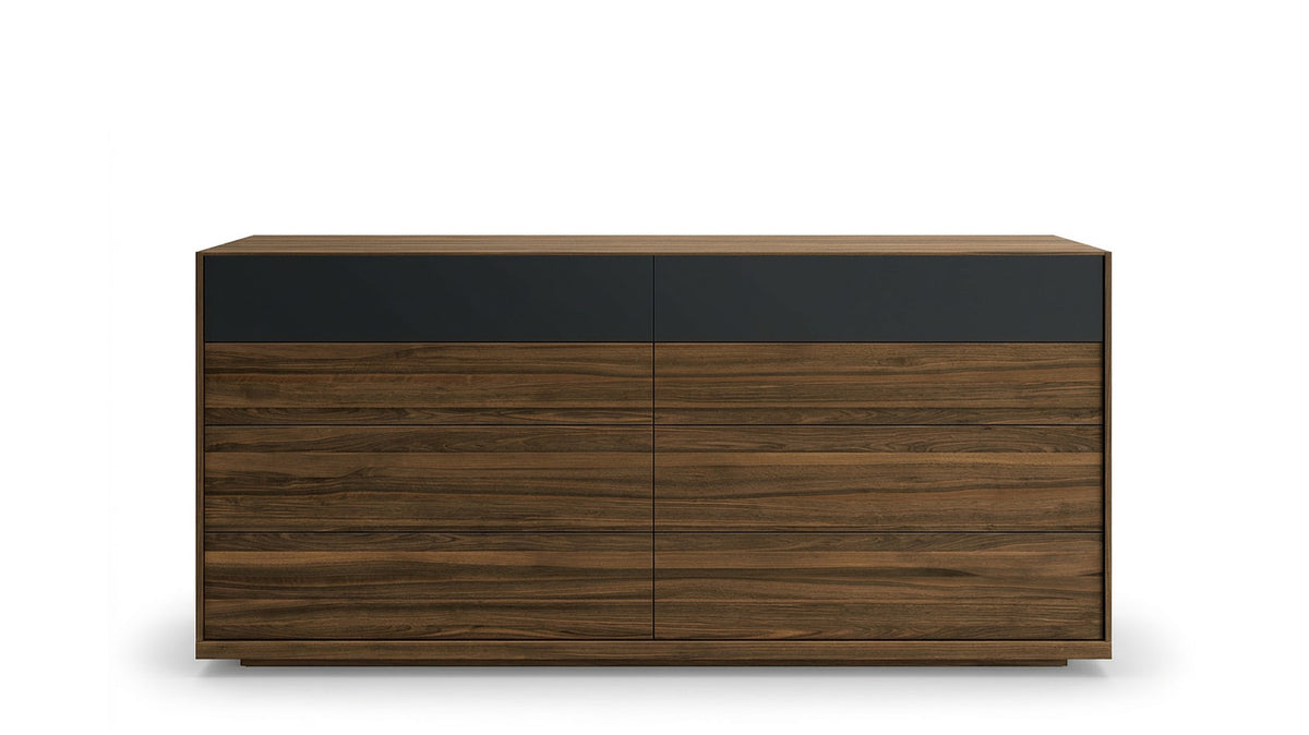 mimosa double dresser (glass drawer front)