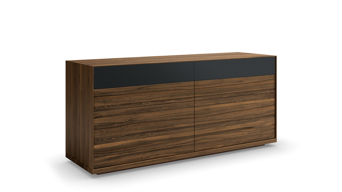 mimosa double dresser (glass drawer front)