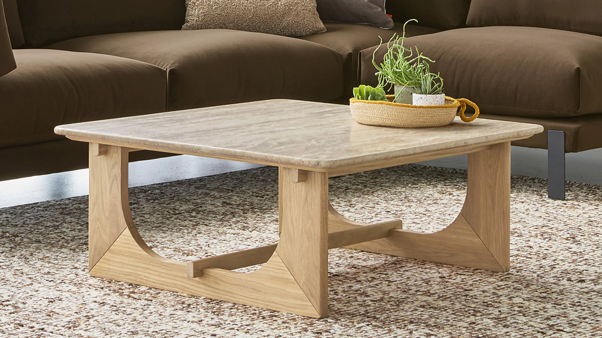 portico square coffee table
