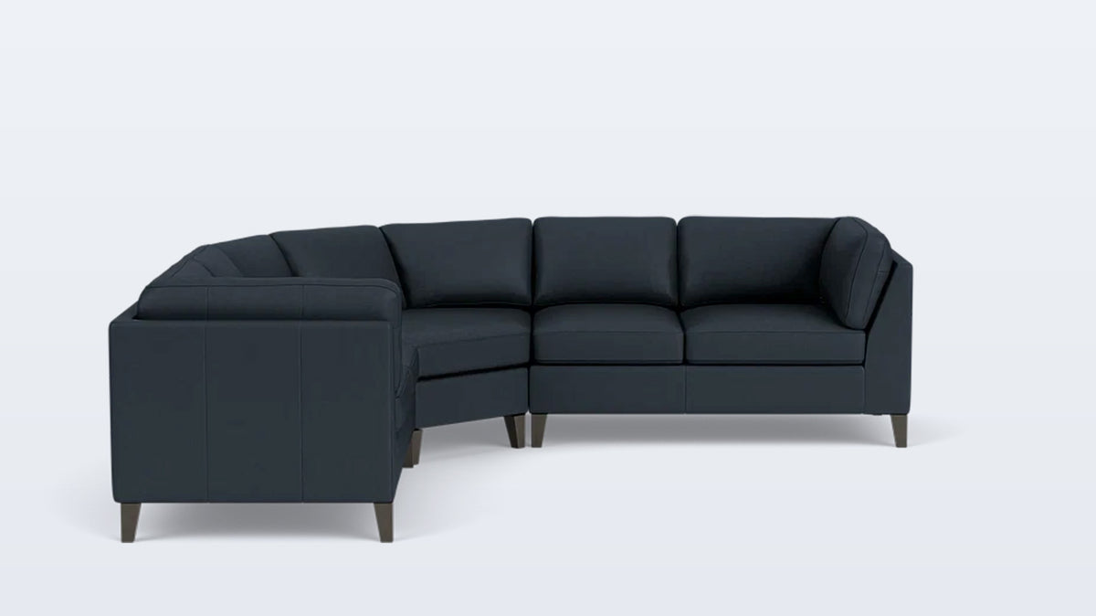 salema 3-piece sectional - leather