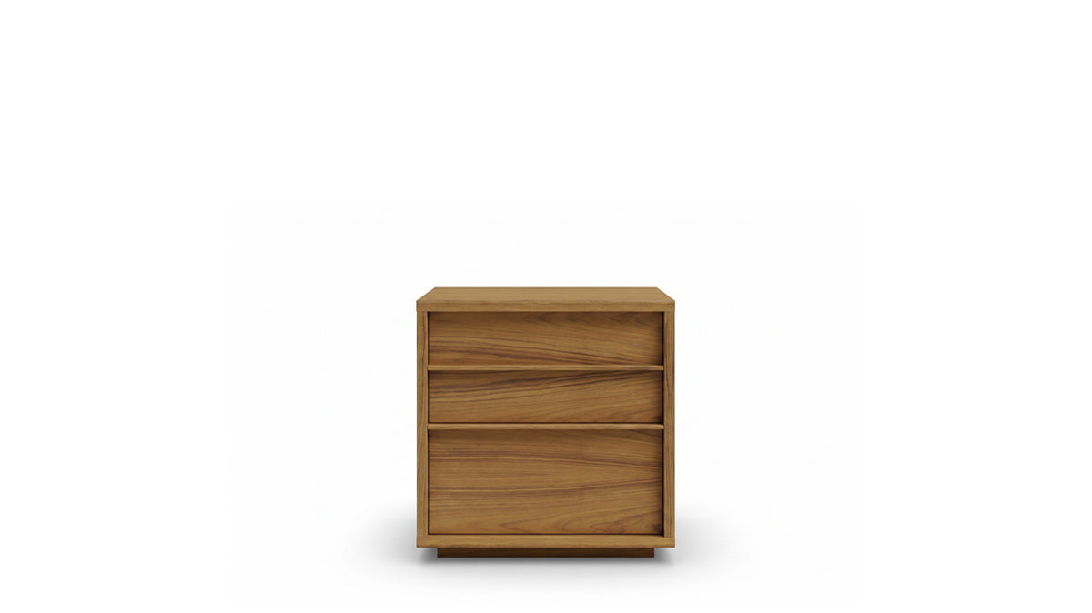urbana wide 2 drawer nightstand