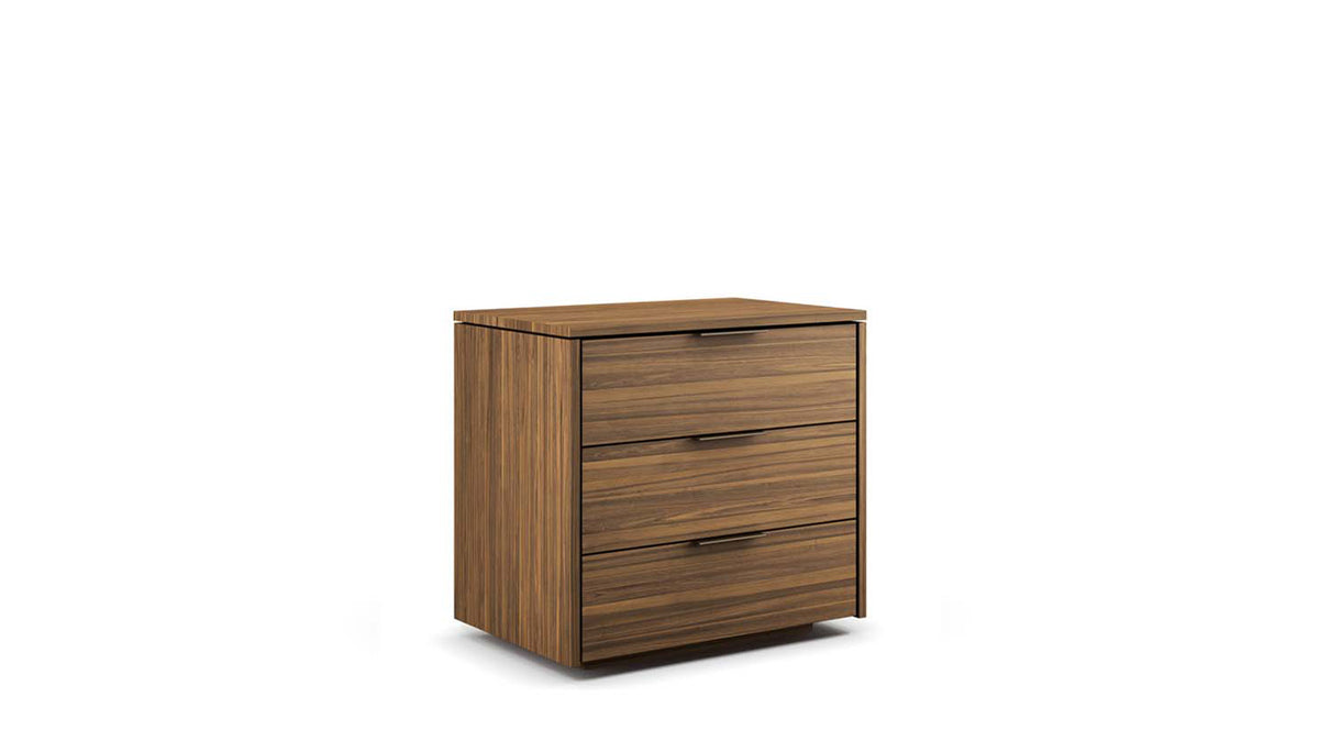 verona 3 drawer nightstand