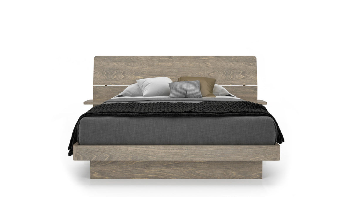 alma extended storage bed (wood headboard)