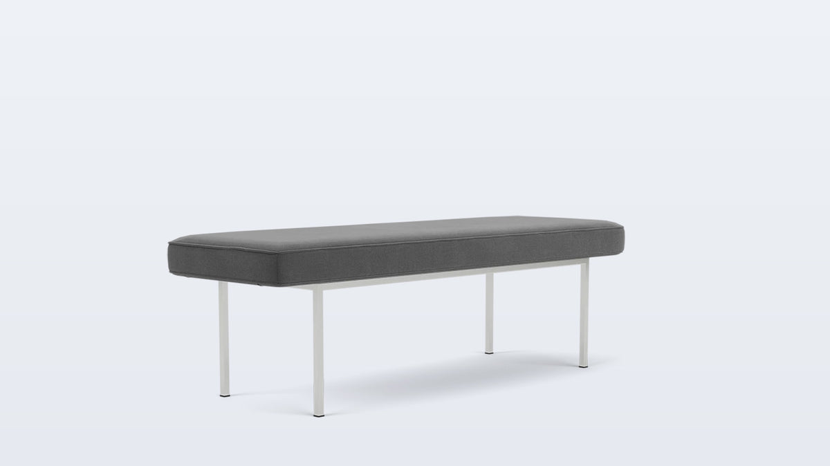 bank bench (plain) - fabric