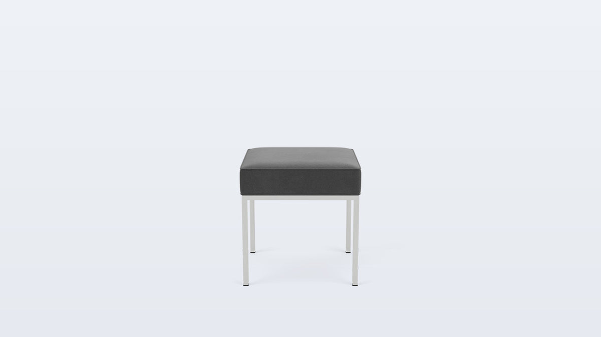 bank stool (plain) - fabric