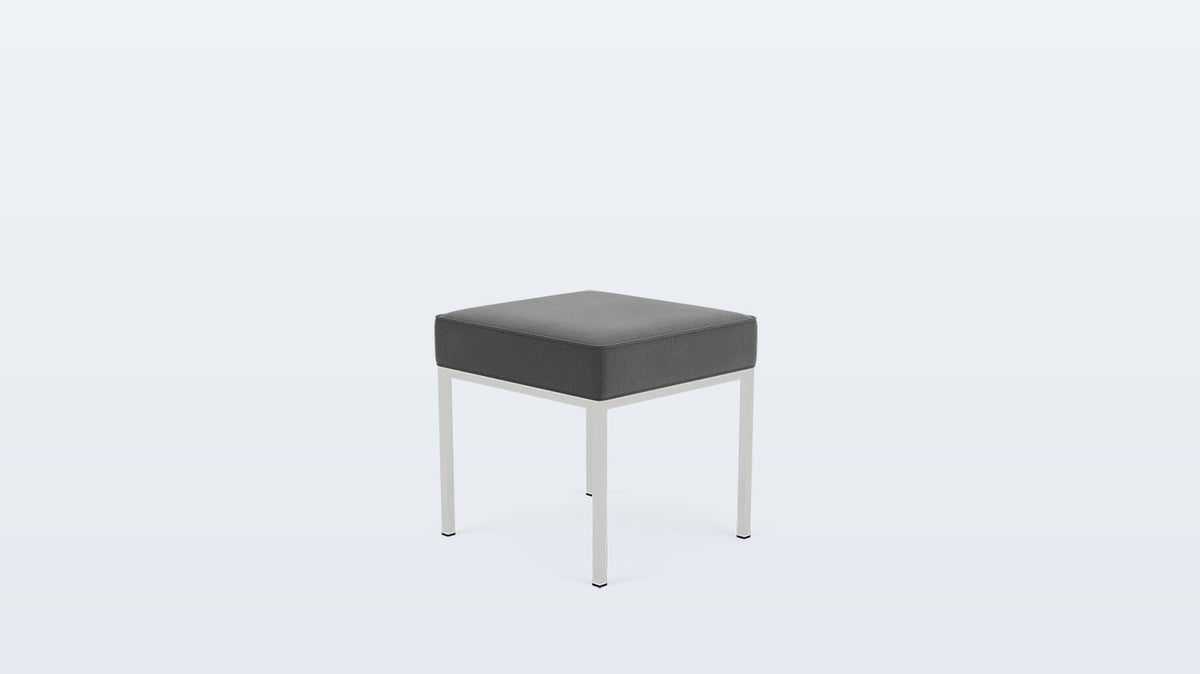 bank stool (plain) - fabric