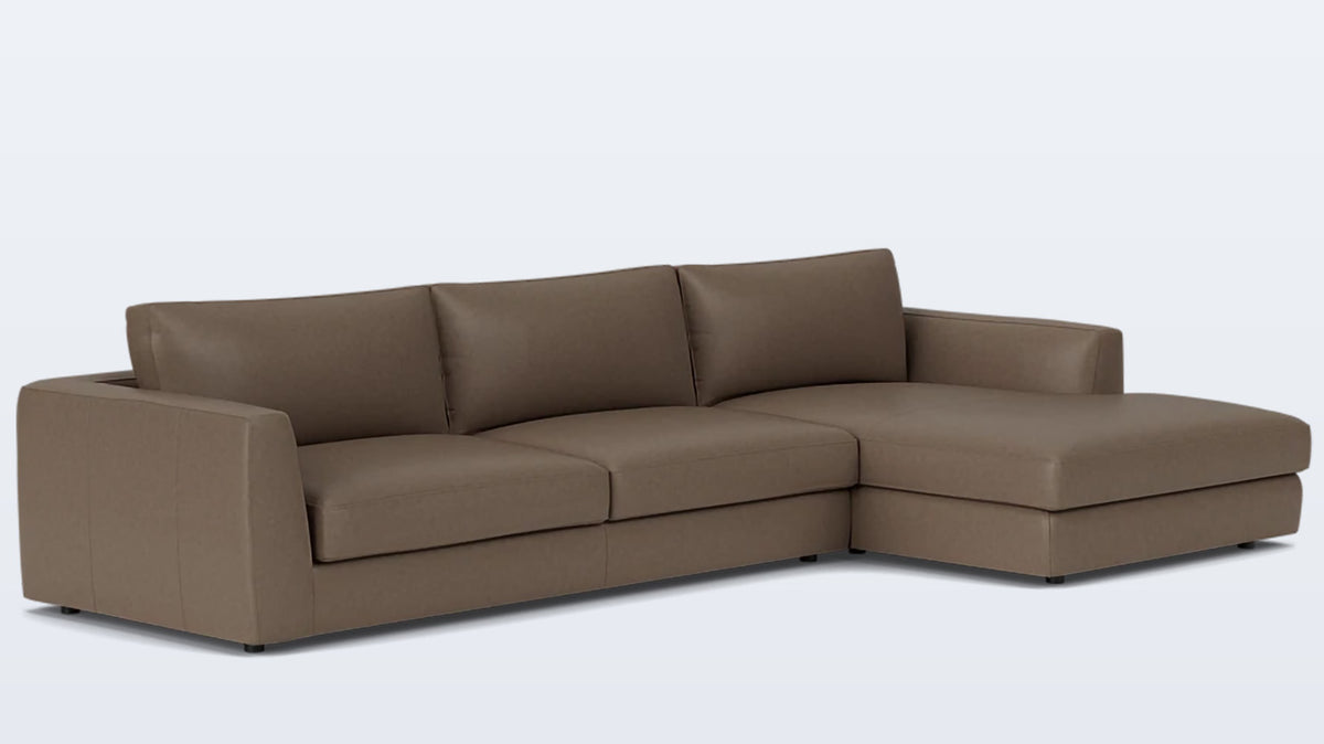 cello 2-piece sectional - leather