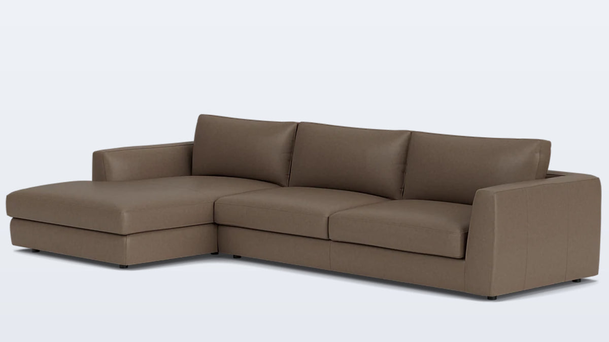 cello 2-piece sectional - leather