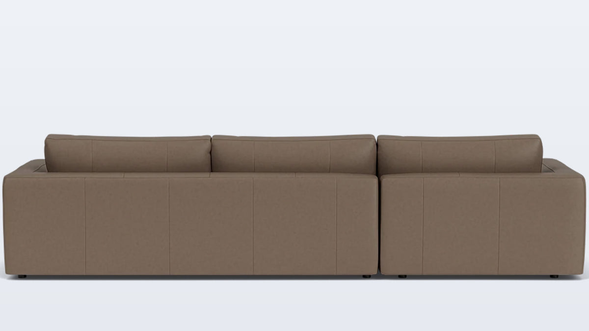 cello 2-piece sectional - leather