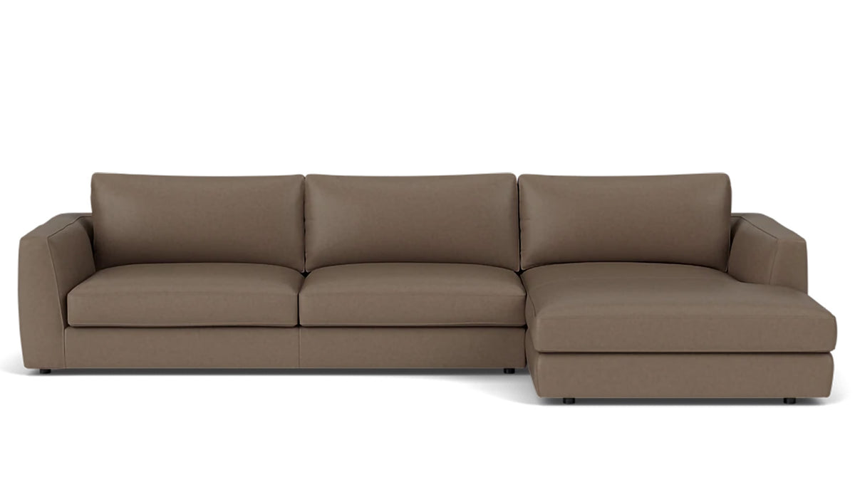 cello 2-piece sectional - leather