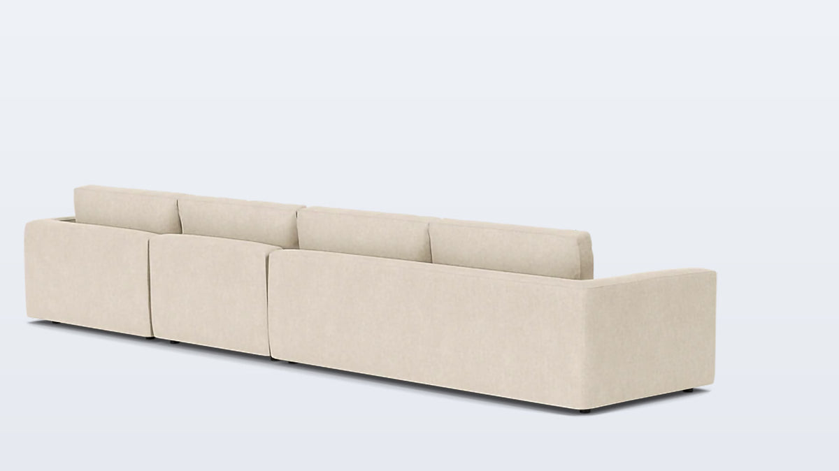 cello 3-piece sectional - fabric