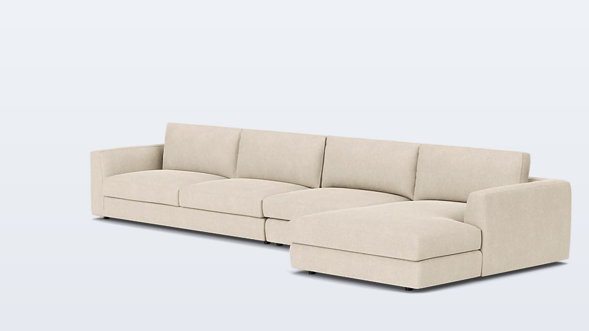 cello 3-piece sectional - fabric