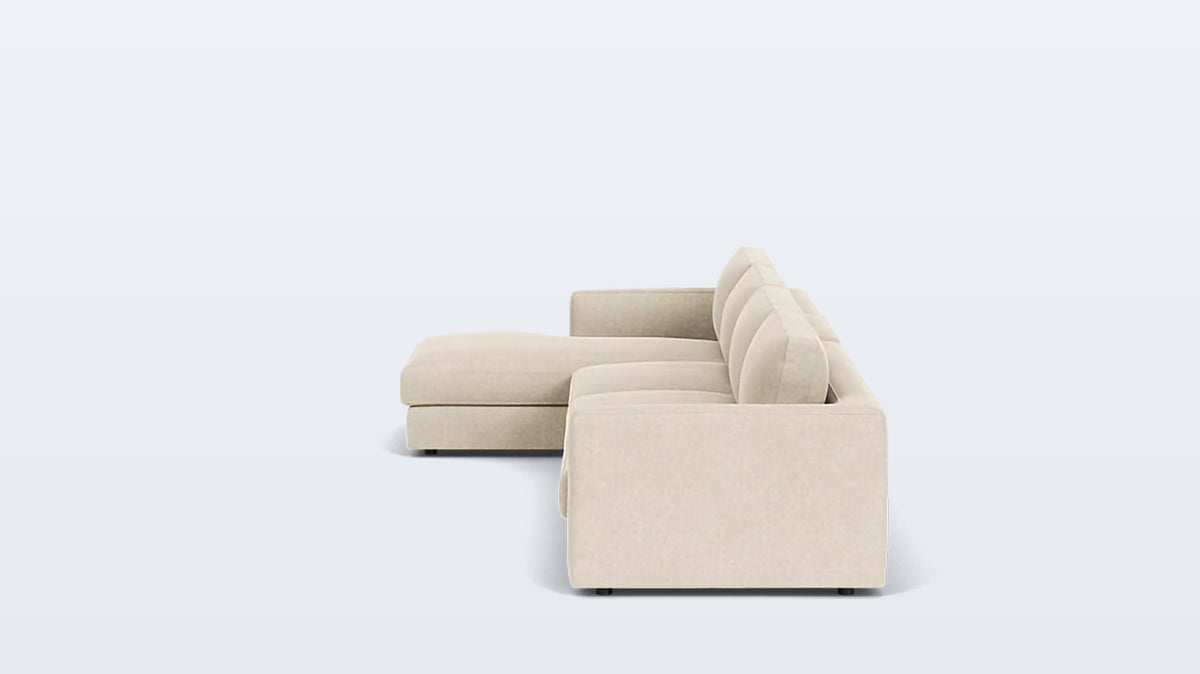 cello 3-piece sectional - fabric