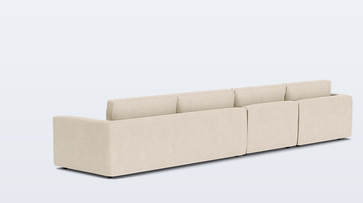 cello 3-piece sectional - fabric