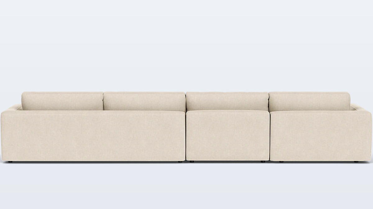 cello 3-piece sectional - fabric