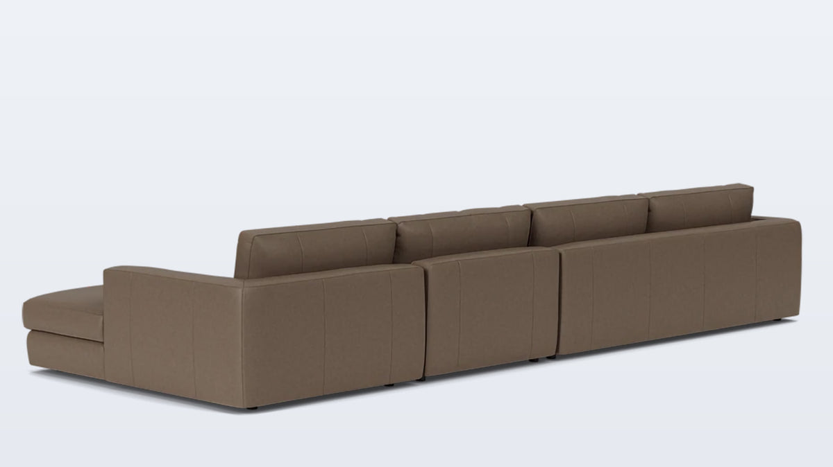 cello 3-piece sectional - leather