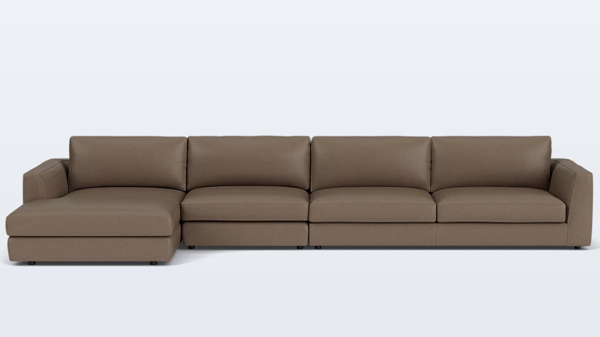 cello 3-piece sectional - leather