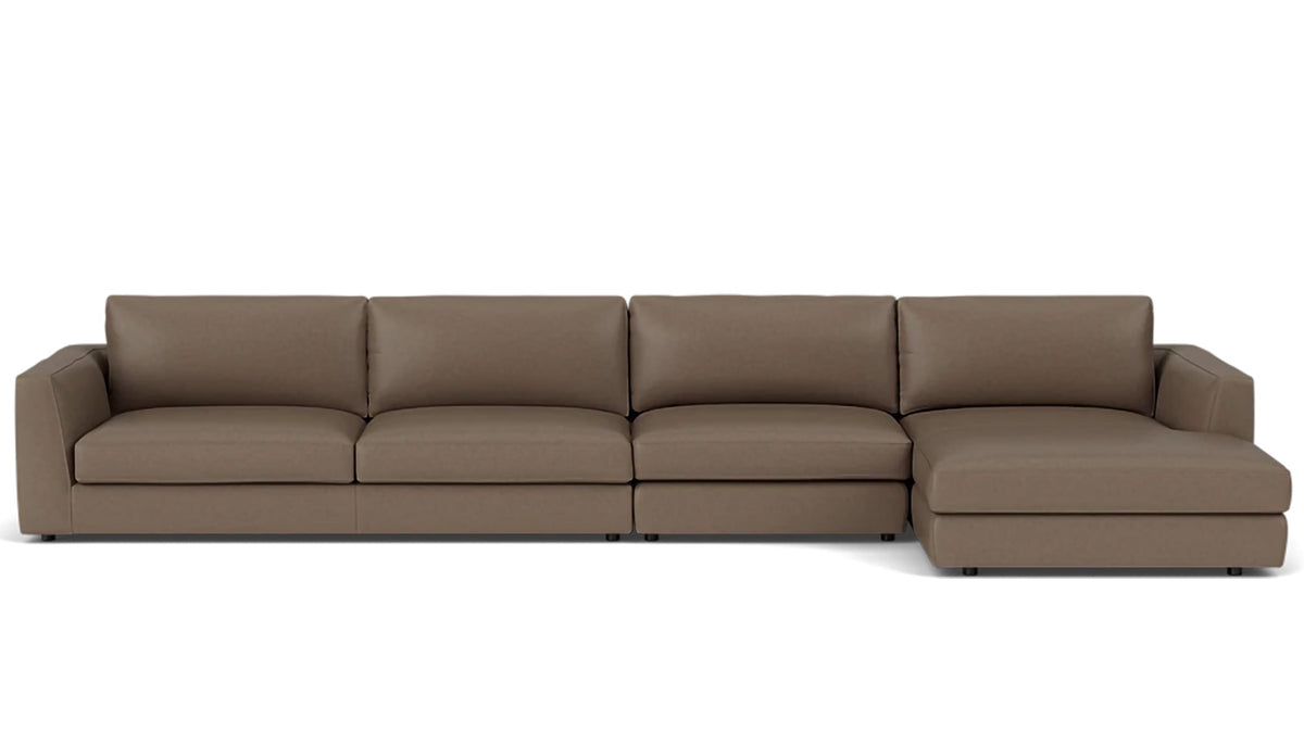 cello 3-piece sectional - leather