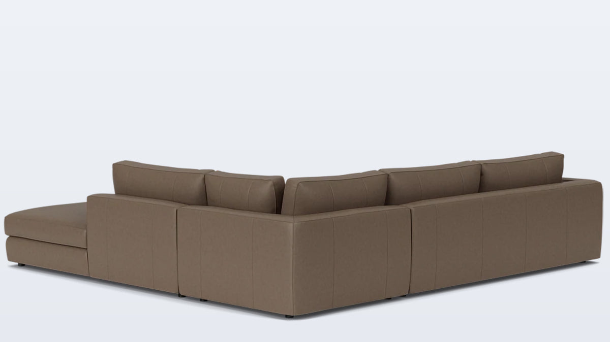 cello 3-piece sectional - leather