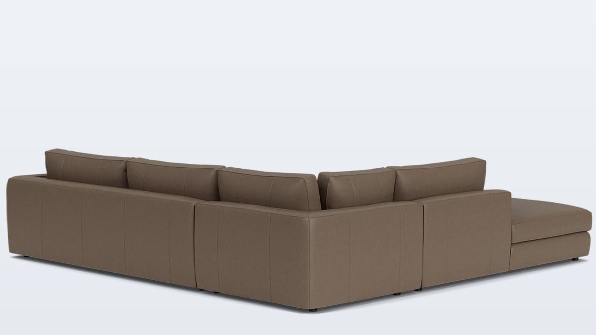 cello 3-piece sectional - leather