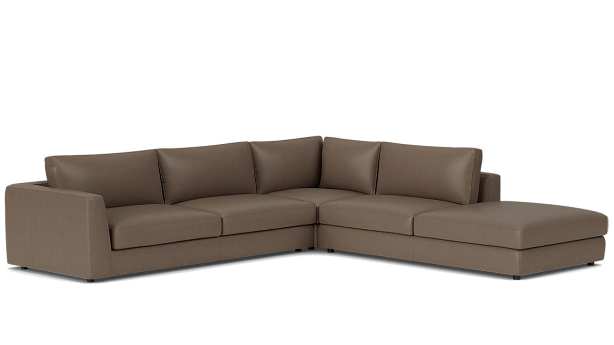 cello 3-piece sectional - leather