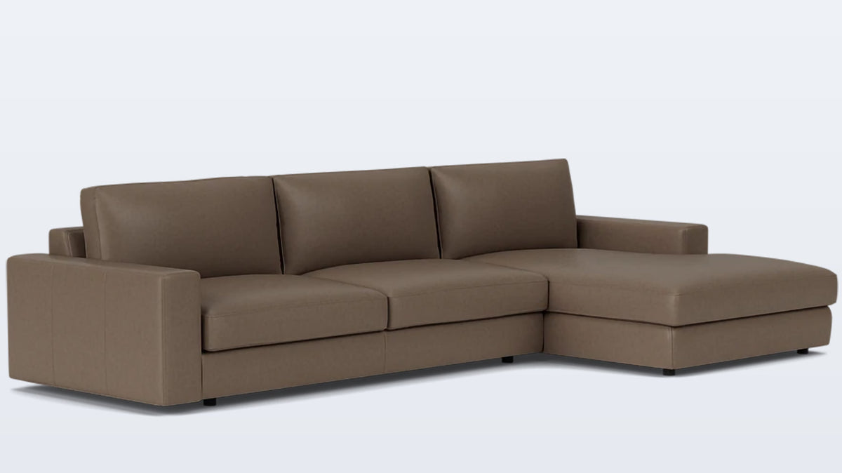 cello 2-piece sectional - leather