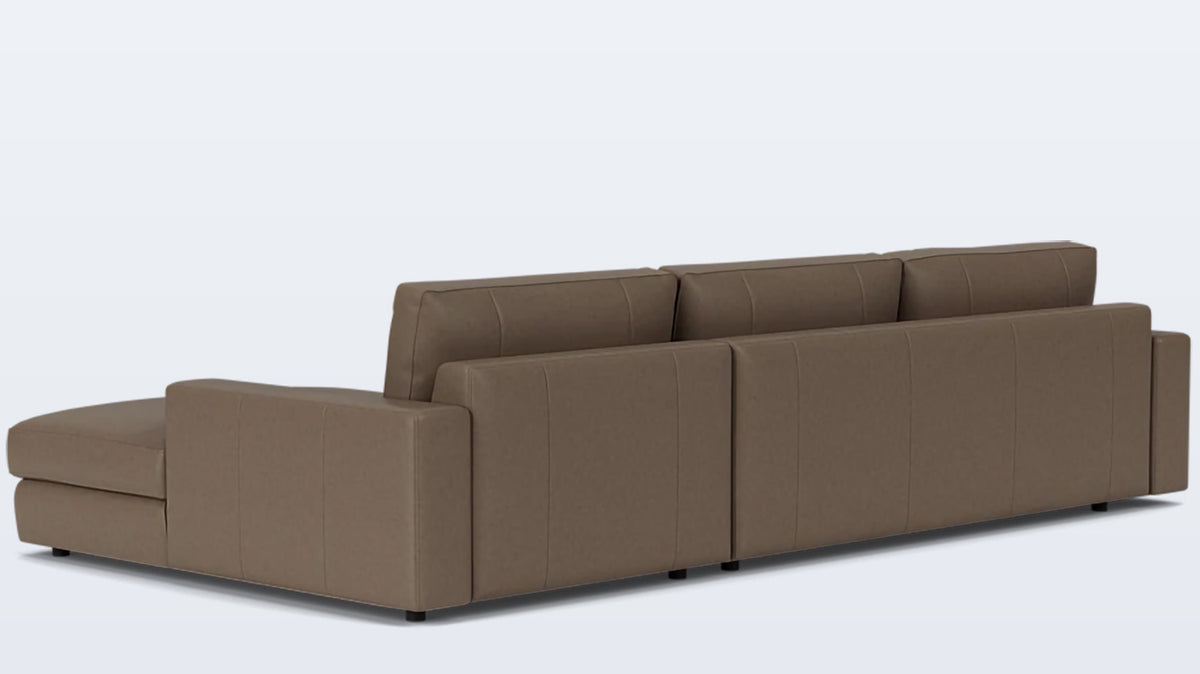 cello 2-piece sectional - leather