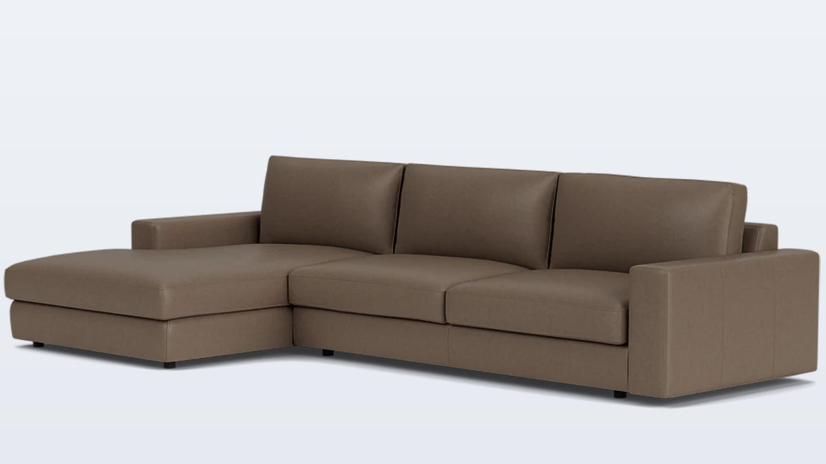 cello 2-piece sectional - leather