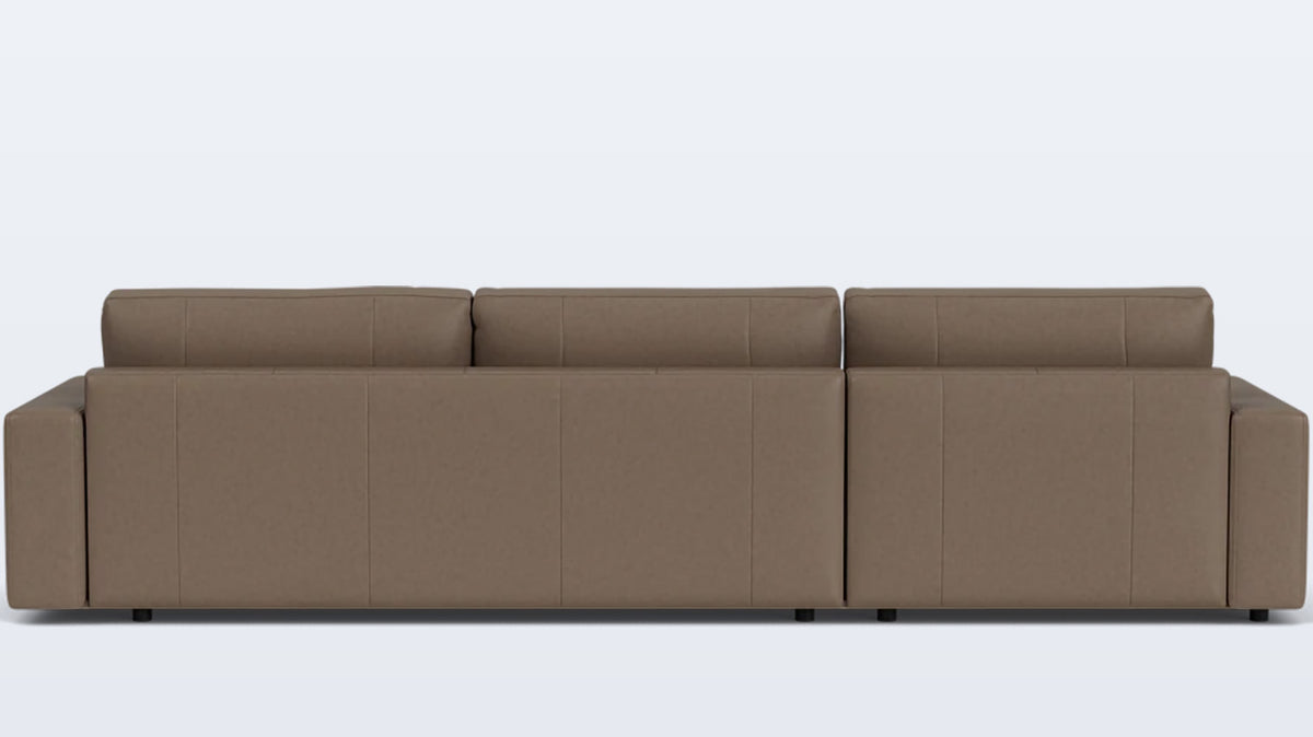 cello 2-piece sectional - leather