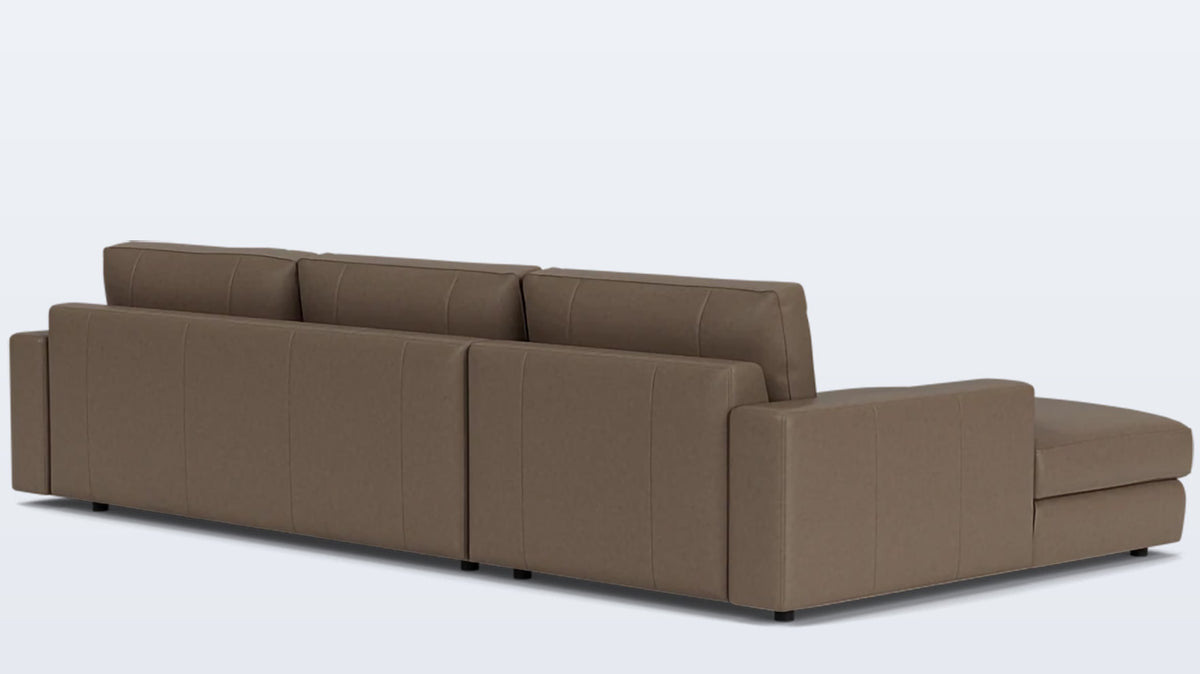 cello 2-piece sectional - leather