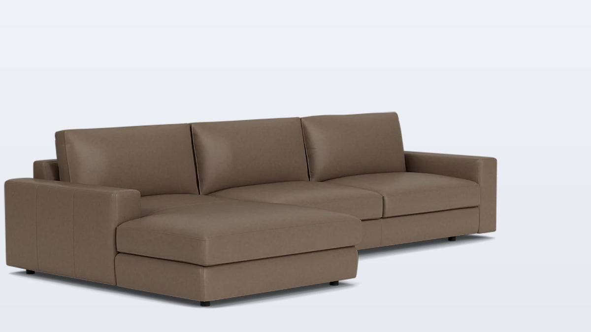 cello 2-piece sectional - leather