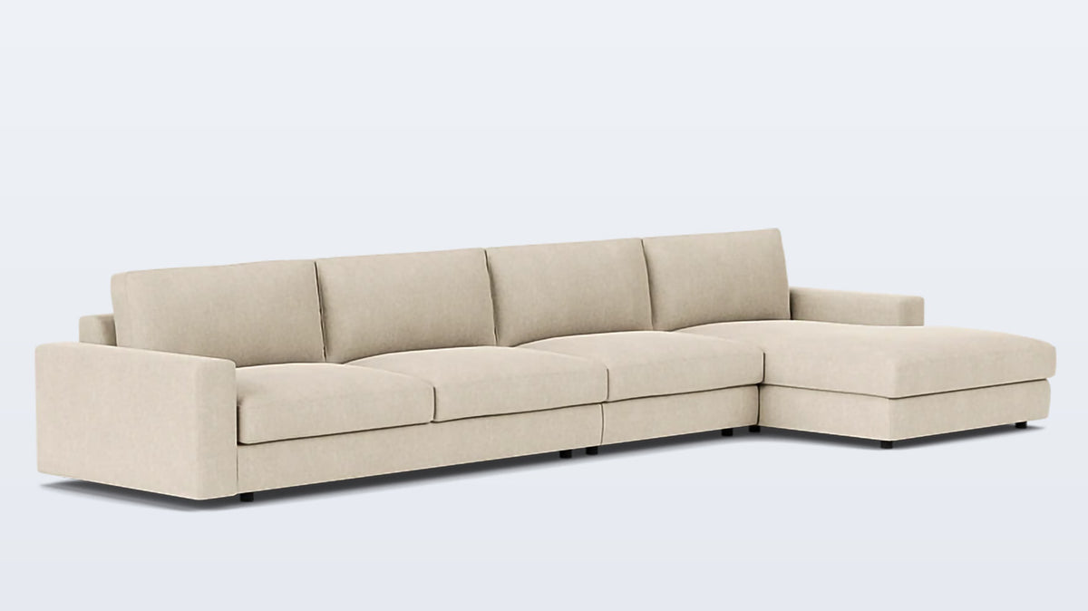 cello 3-piece sectional - fabric