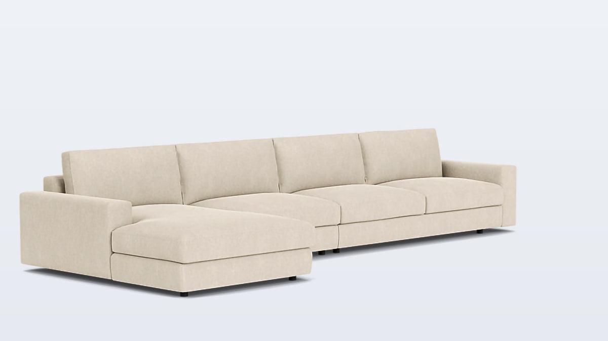 cello 3-piece sectional - fabric