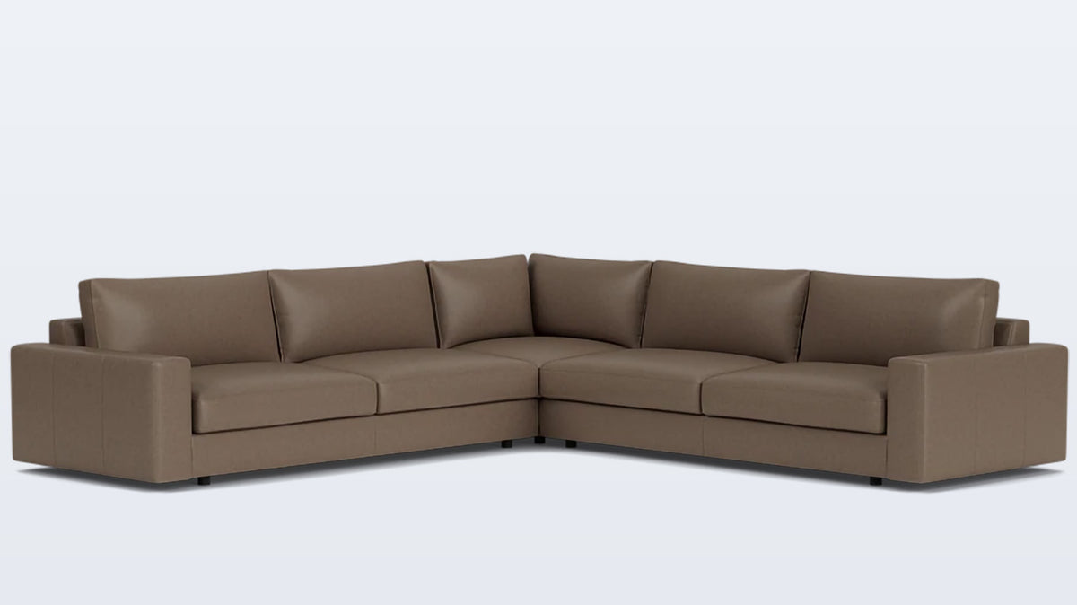 cello 3-piece sectional - leather